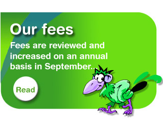 Fees are reviewed and cincresed on an annual basis in September